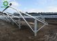 Aluminium PV Brackets Solar Ground Mount System Single Pole Mid End Clamps