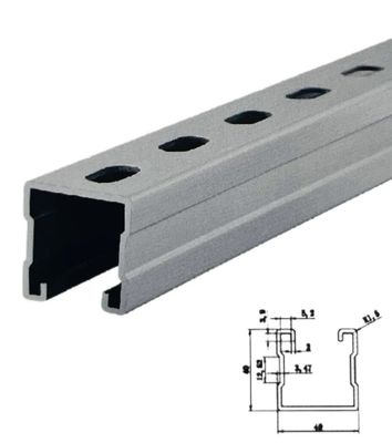 qualidade Resistência à temperatura painel solar trilhos de liga de alumínio Kit de trilho solar fábrica
